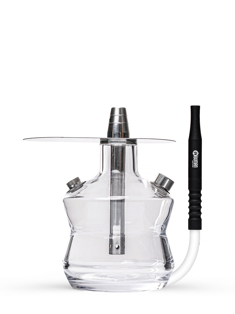 Oduman N3 On the Go Clear Glass Travel Shisha Pipe 20cm – The Shisha Shop