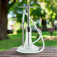 Oduman Infinity Shisha Pipe 45cm - Clear Glass Silver Body