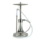 Oduman Infinity Shisha Pipe 45cm - Silver Glass Silver Body - The Shisha Shop